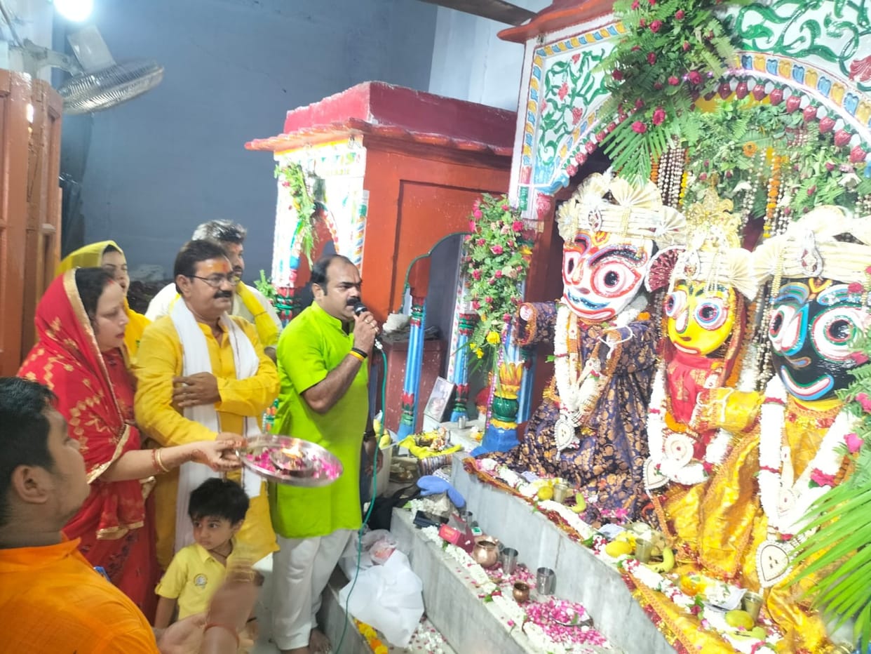 Lord Jagannath Poojan festival ends with Bhandara of Kadhi and Bhaat