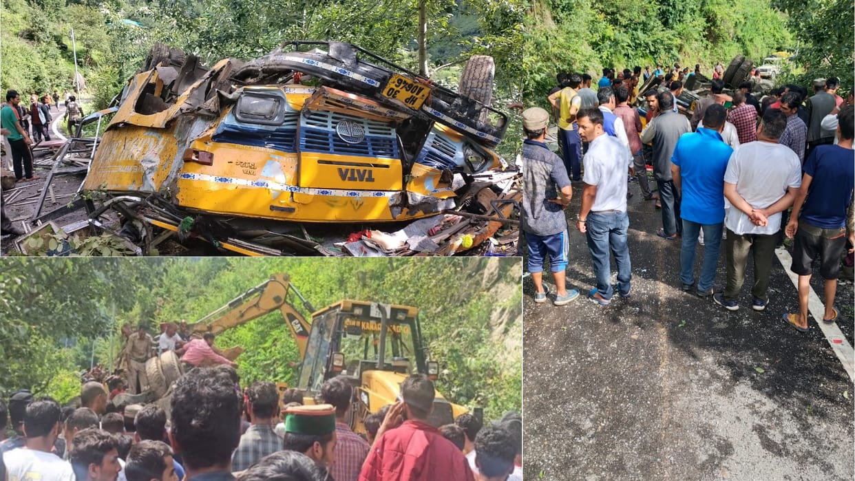 Bus Road Accident in Kullu Himachal Pradesh Many People Died News in Hindi