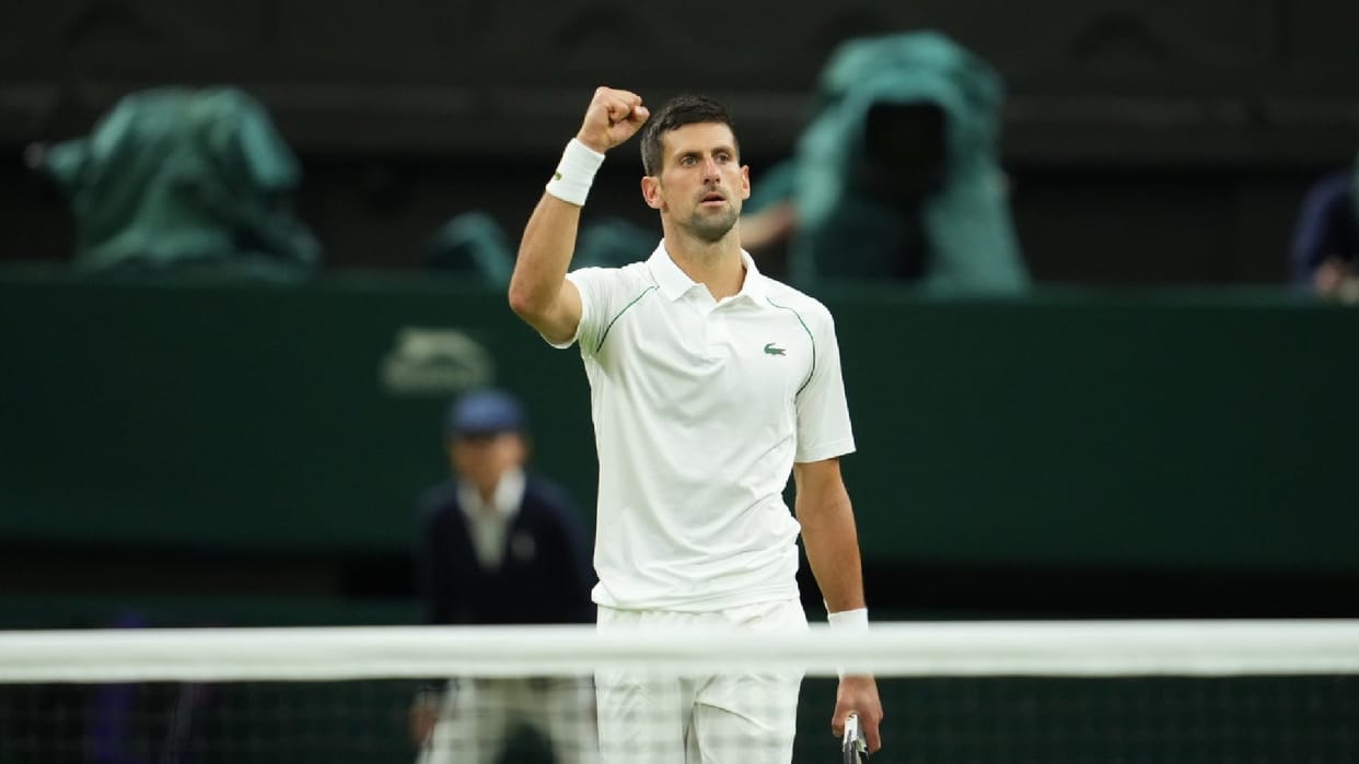 Wimbledon 2022 Novak Djokovic in quarterfinals with 25th consecutive win Ons Jabeur and Nick Kyrgios also win