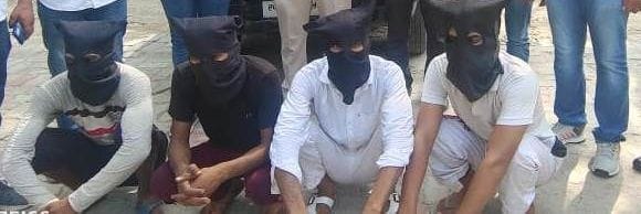 Four accused of robbing petrol pump arrested
