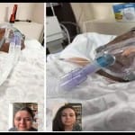 लालू की बेटी रोहिणी अपने पिता से बात करती हुईं