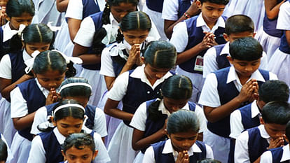 Jharkhand Schools prayer changed under pressure from Muslim majority villagers Education Minister ordered strict action