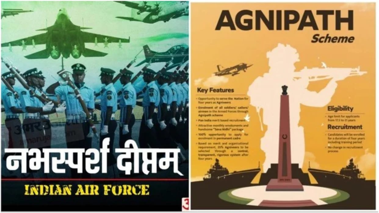 Agnipath Scheme last date to apply for the Agniveer airforce recruitment at careerindianairforce.cdac.in sarkari naukri