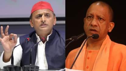 सपा अध्यक्ष अखिलेश यादव व मुख्यमंत्री योगी आदित्यनाथ।