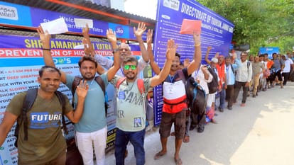Amarnath Yatra: 19 thousand pilgrims reached holy cave fifth day, Amarnath Yatri feedback service started