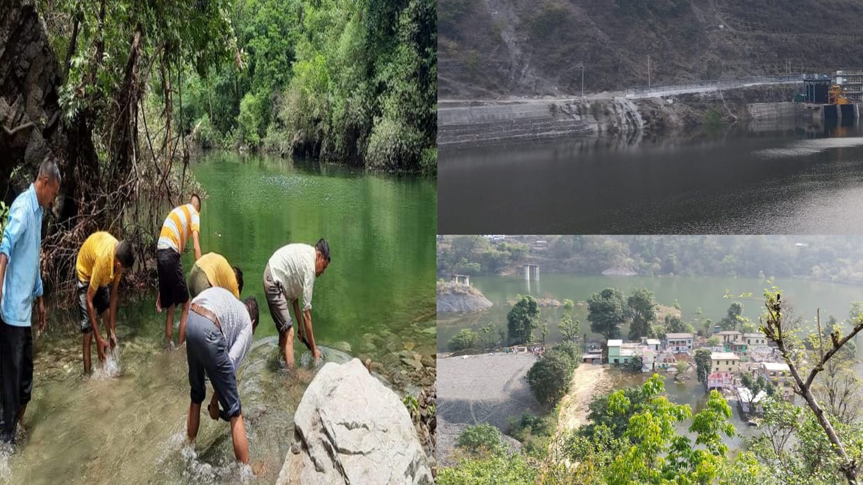 Weather Update, Monsoon, Artificial lake built in Saibuwala village can become cause of destruction, Security wall collapsed due to rise in dam water level, See Photos