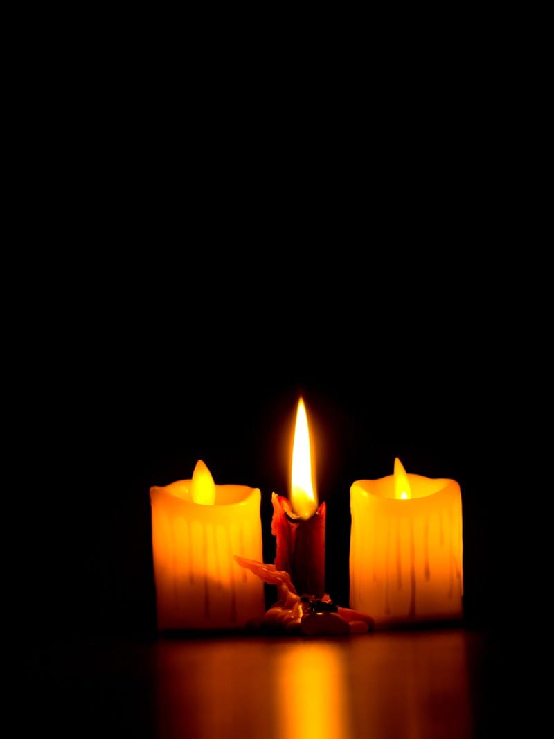 Fear of fire due to candle in old age home