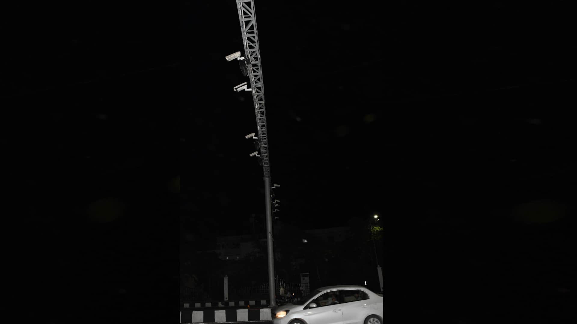 Challan for over speeding on seven roads in Lucknow.
