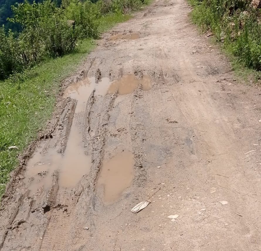 Bad Road in Barakot-Okhlanj