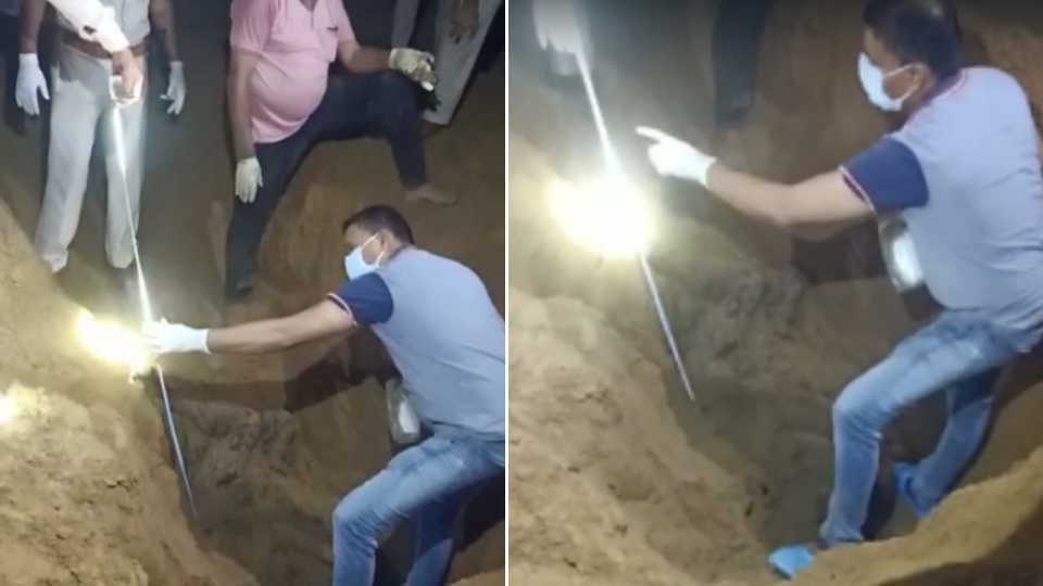 Dead body of a youth missing since 12 days was found buried in the ground in Fatehabad