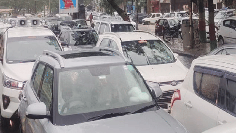Indore Weather: Heavy rain lashes Indore, trees uprooted, roads water logged