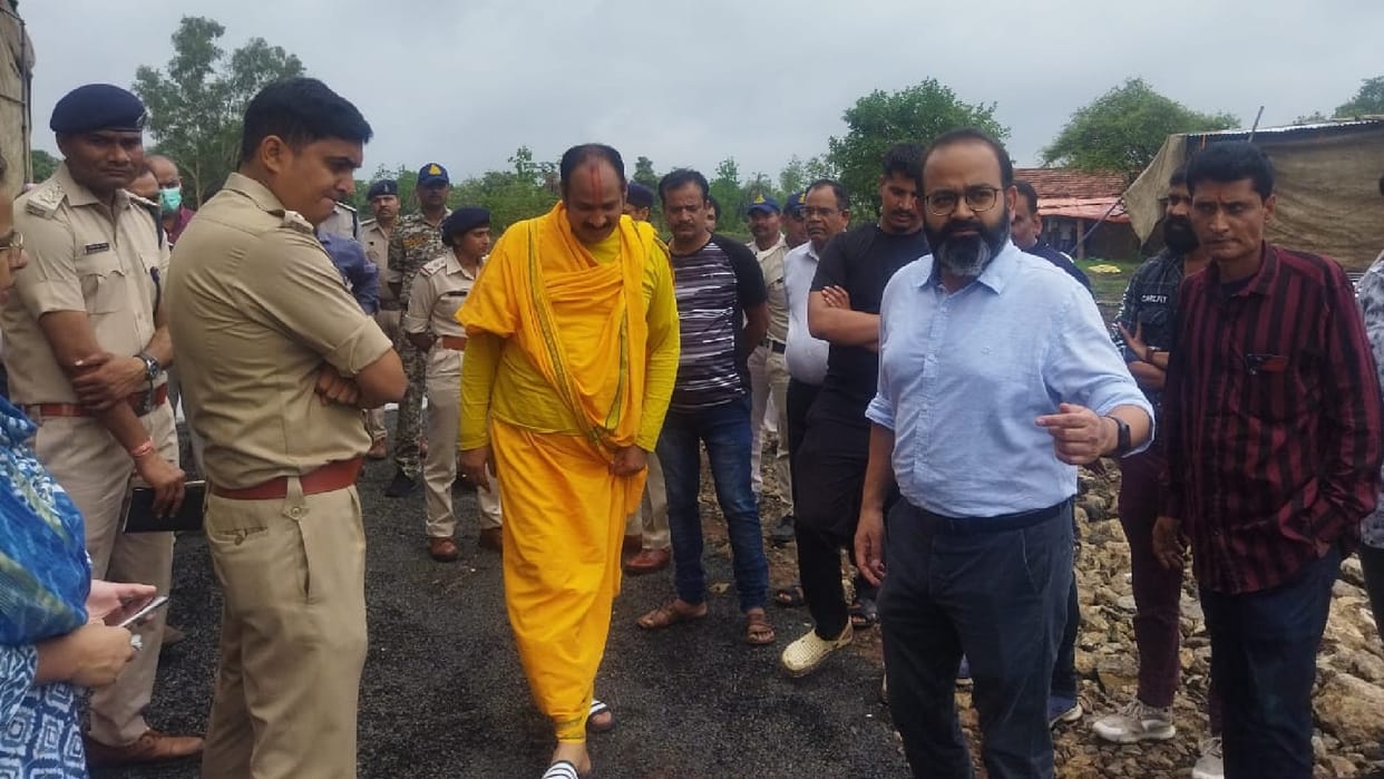 Sehore News: Collector-SP took stock of the arrangements of Kubereshwar Dham, Shiv Mahapuran will start from Wednesday