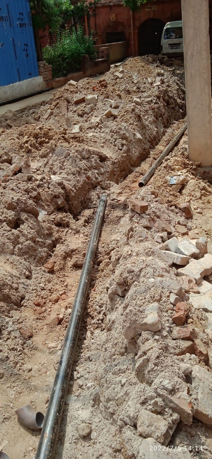 Broken pipeline in medical college, patients worried for water