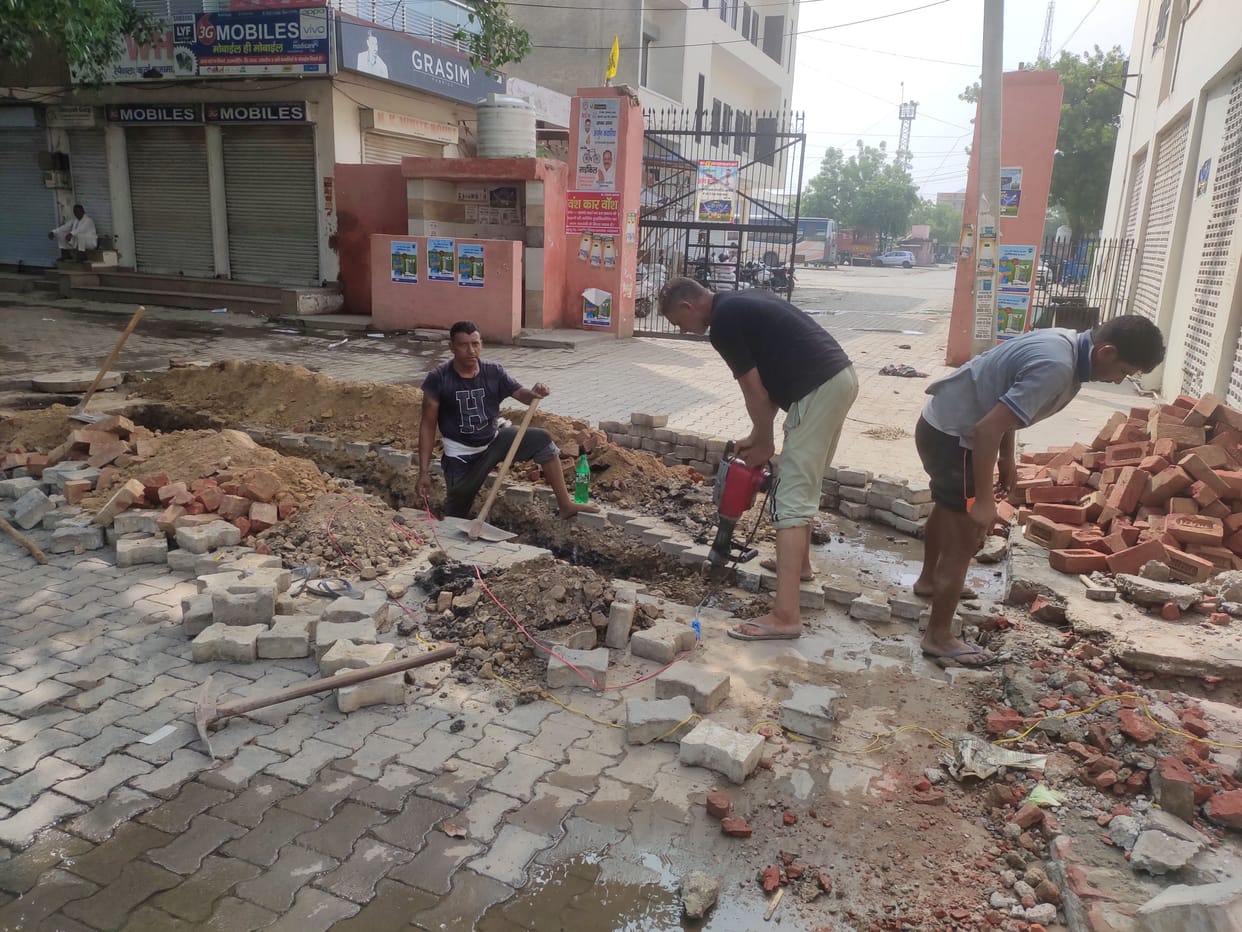 Market committee office premises will now be free from waterlogging