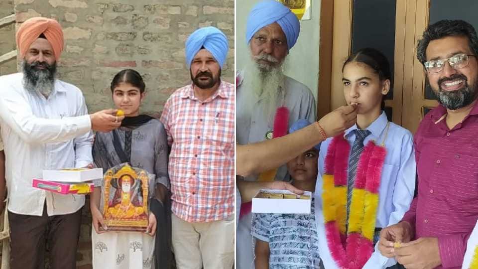 PSEB 10th Result 2022: Dilpreet and Komalpreet Kaur of Sangrur secured second and third place in Punjab Board 10th exam