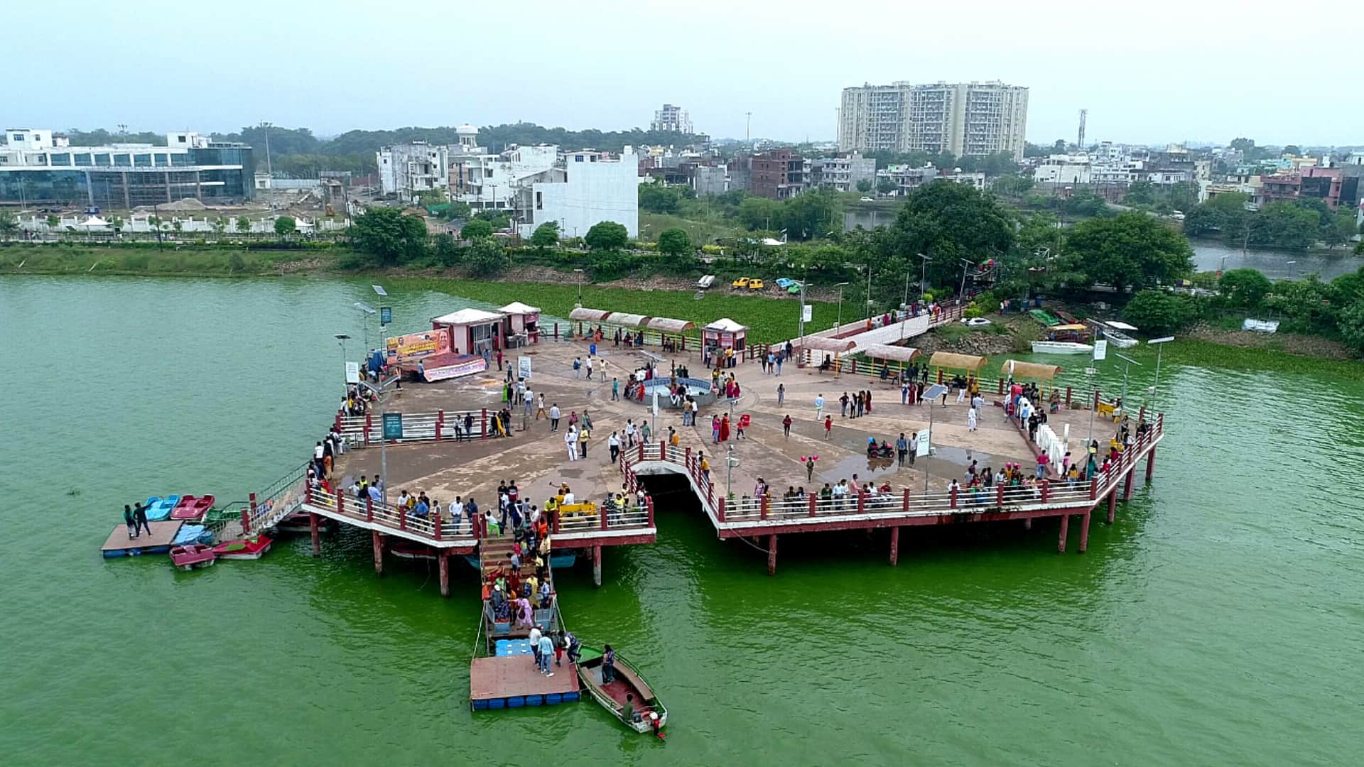 Appearance of water body will be changed on banks of Ramgarh Tal