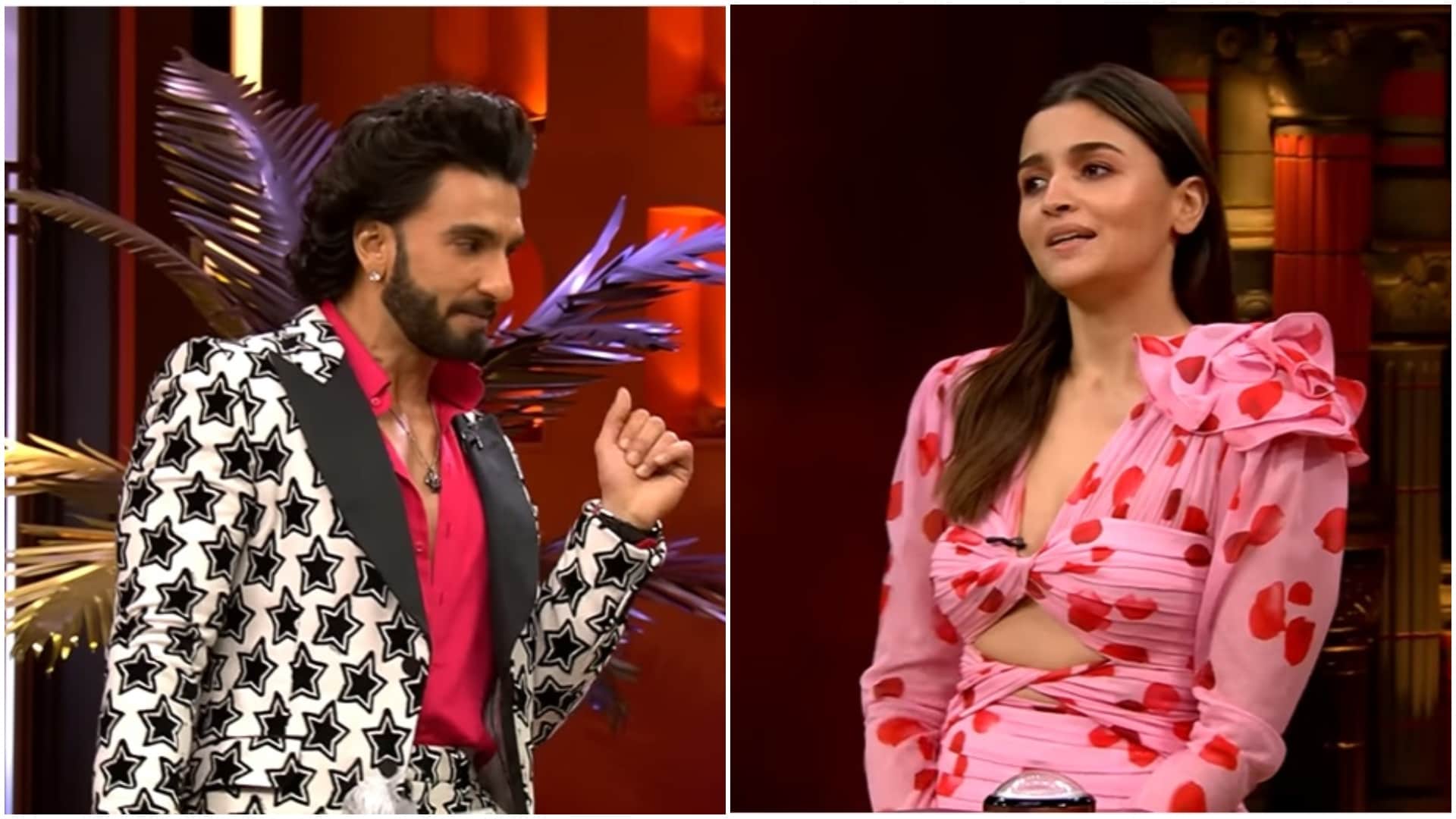 Koffee With Karan 7 First Episode Alia Bhatt Burst Myths About Marriage, Ranveer Singh Walked out of karan johar show