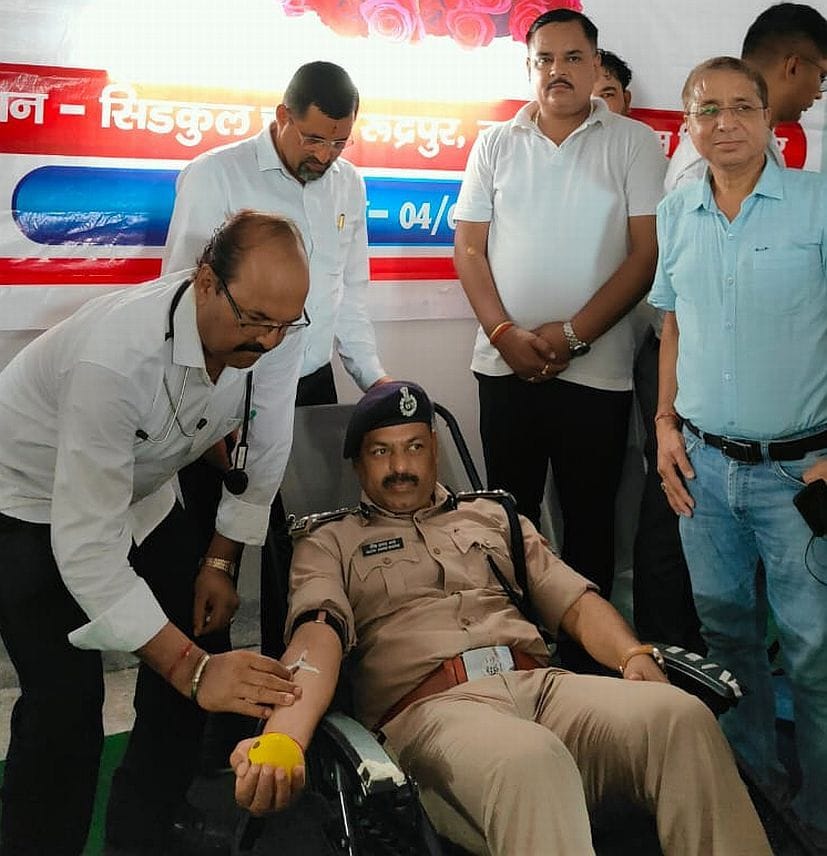 blood donation.