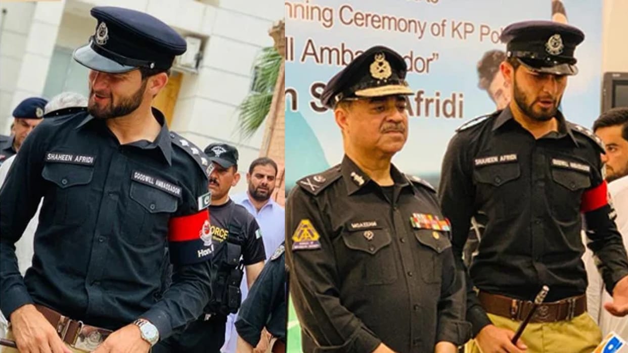 Pakistan Fast Bowler Shaheen Afridi given honorary DSP position by KP Police