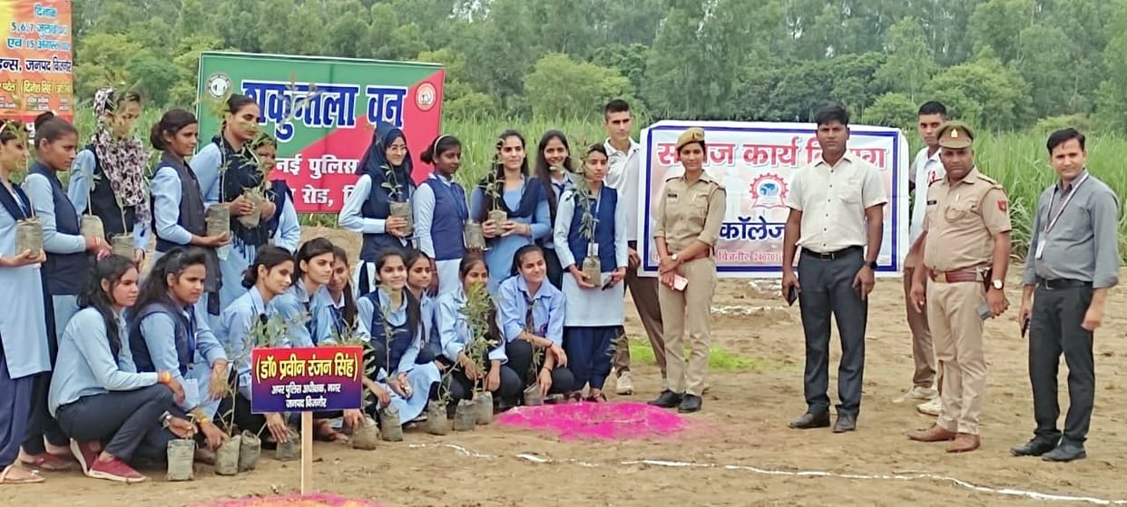 Eight thousand plants planted in Shakuntala forest on the banks of Malan
