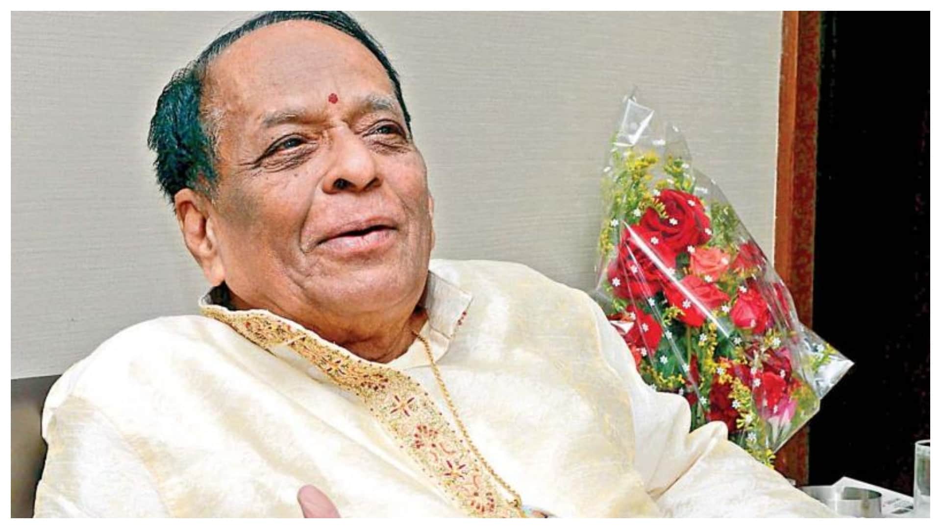 Happy Birthday M Balamuralikrishna singer sung mile sur mera tumhara know about him