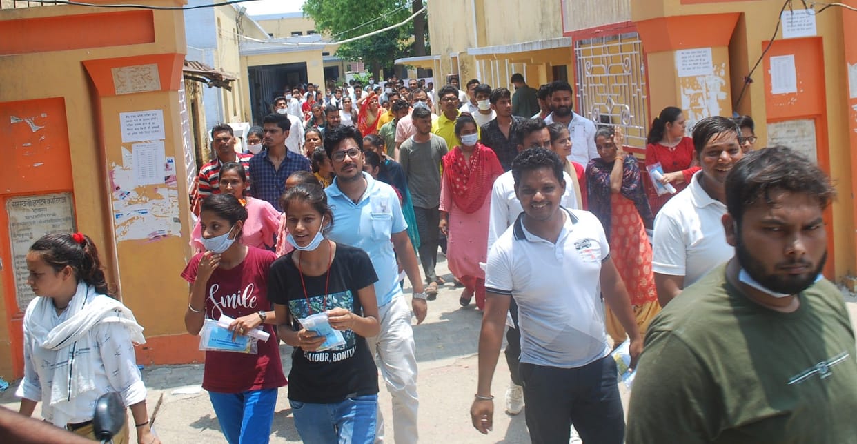Hathras: Examination held amidst tight security arrangements, DM-SP took stock