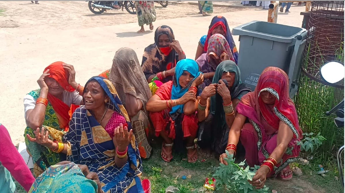 the ruckus of the maternal side over the death of pregnant in Hamirpur, in-laws accused of murder, police engaged in investigation