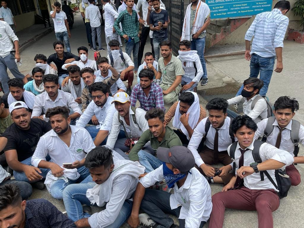 Uproar in DAV of students against police action