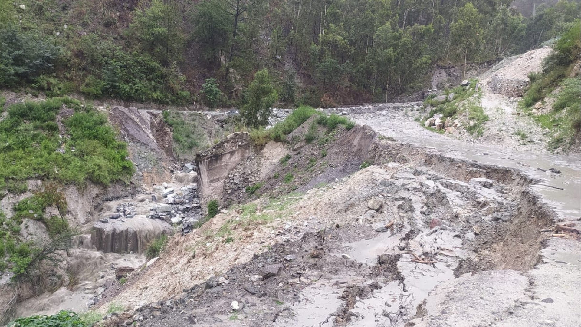 Cloudburst in Manikaran Kullu Flash Floods In Himachal Pradesh heavy rain orange alert