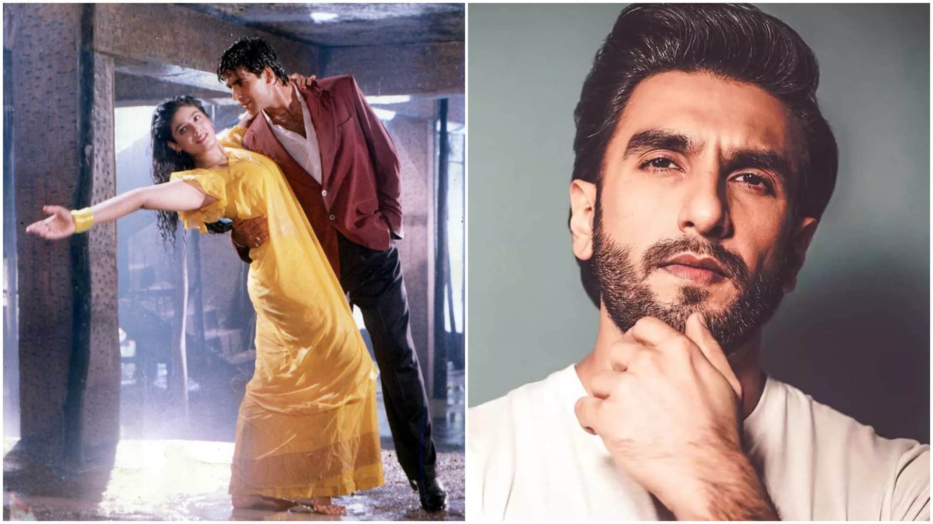 When Raveena Tandon throw out ranveer singh from the sets of mohra during tip tip barsa paani song shooting