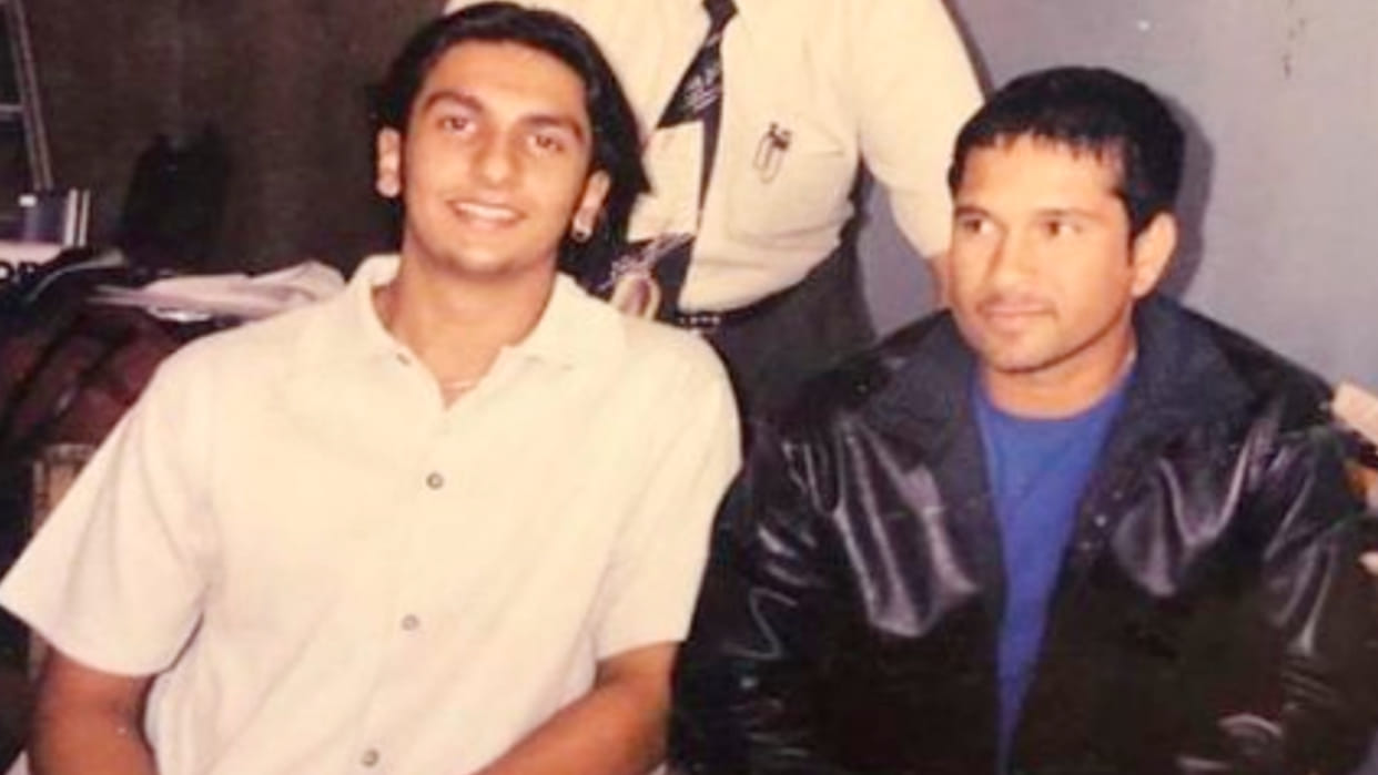Ranveer Singh Birthday: On Ranveer Singh's birthday, Sachin Tendulkar shared an old picture, asked- Do you remember?