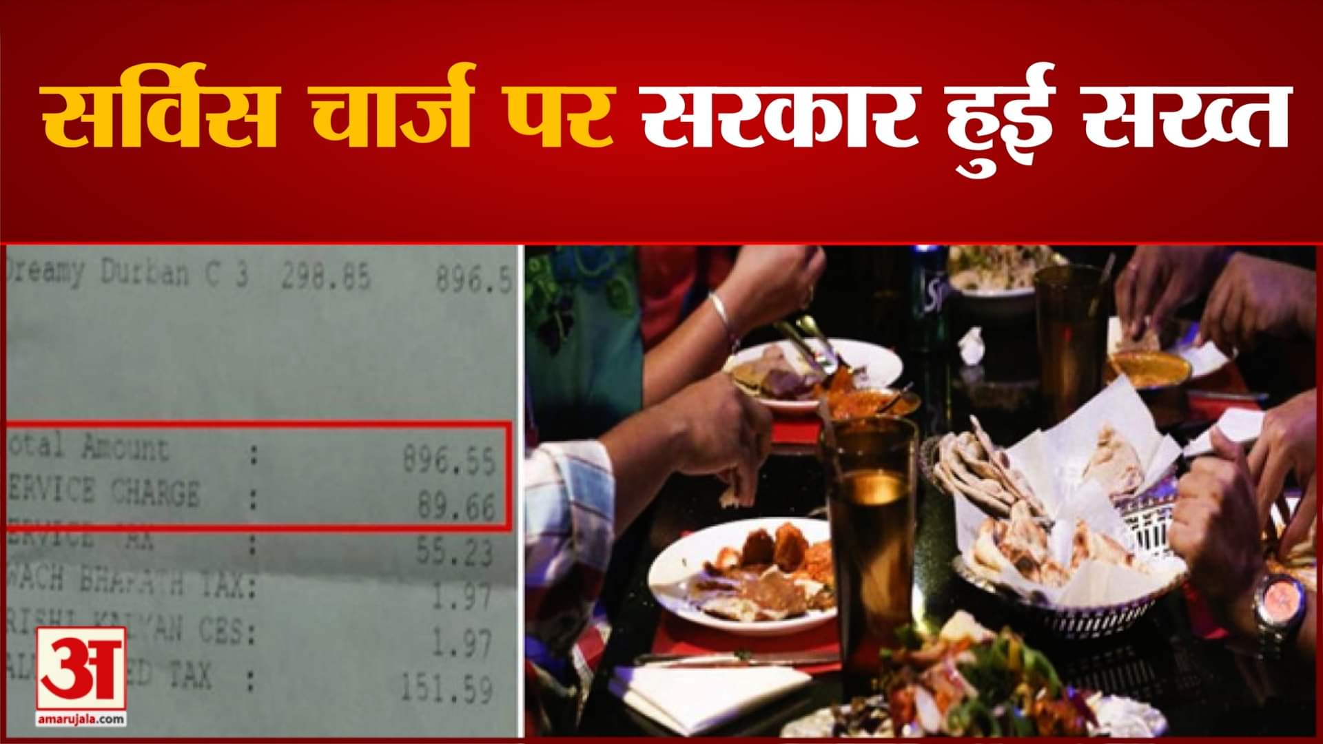 Service Charge New Rule सर्विस चार्ज पर सरकार हुई सख्त सरकार के आदेश की कानूनी वैधता पर उठा सवाल