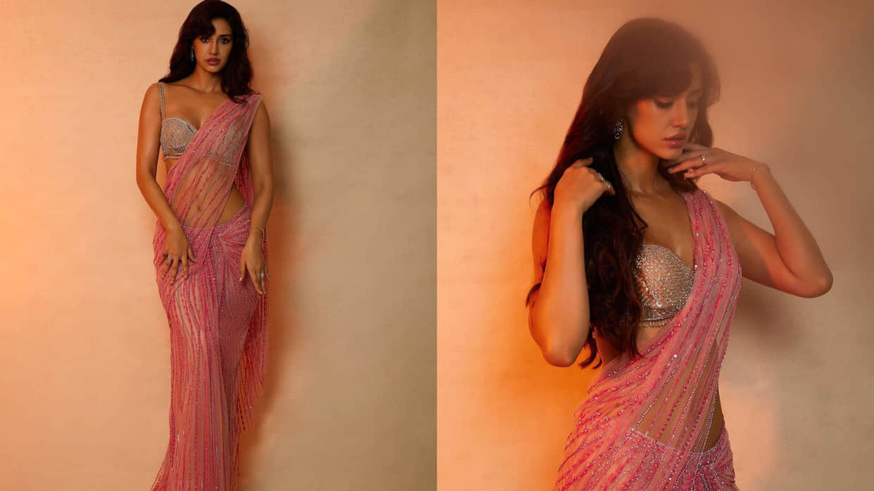 Ek Villian Actress Disha Patani Glamorous Look In Saree See in Pictures News in Hindi