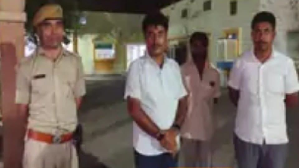 Bjp leader threatened to be blown up with bomb posted in protest against Kanhaiyas murder Barmer