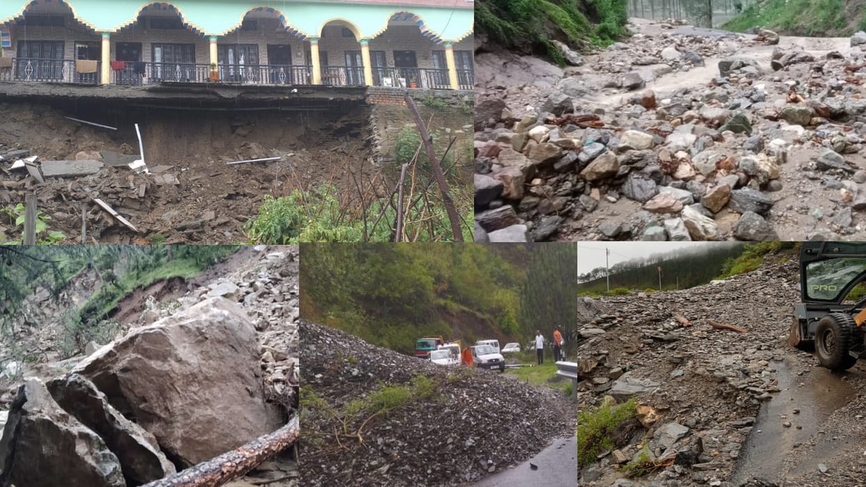 Weather Update: Heavy damage in mountains due to rain, water and debris entered houses, roads closed, Badrinath and Yamunotri highway closed, See Photos