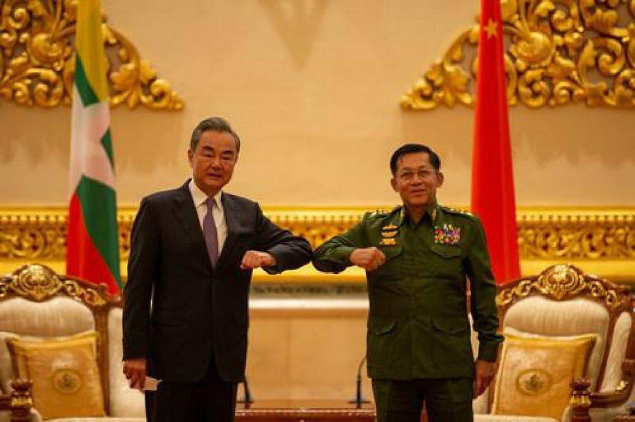 Chinese Foreign Minister Wang Yi advised the military rulers of Myanmar to start talks with their opponents