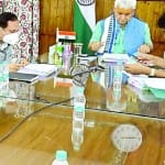 प्रशासनिक परिषद की बैठक में उपराज्यपाल मनोज सिन्हा