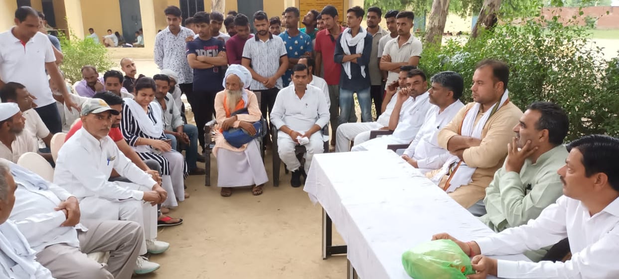 Union Minister of State opened the way to the playground