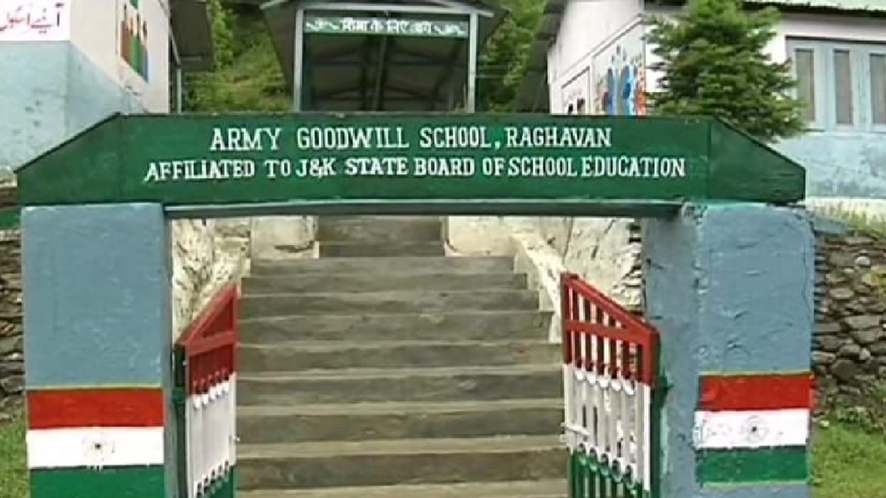 Army Goodwill School giving education to children on LoC
