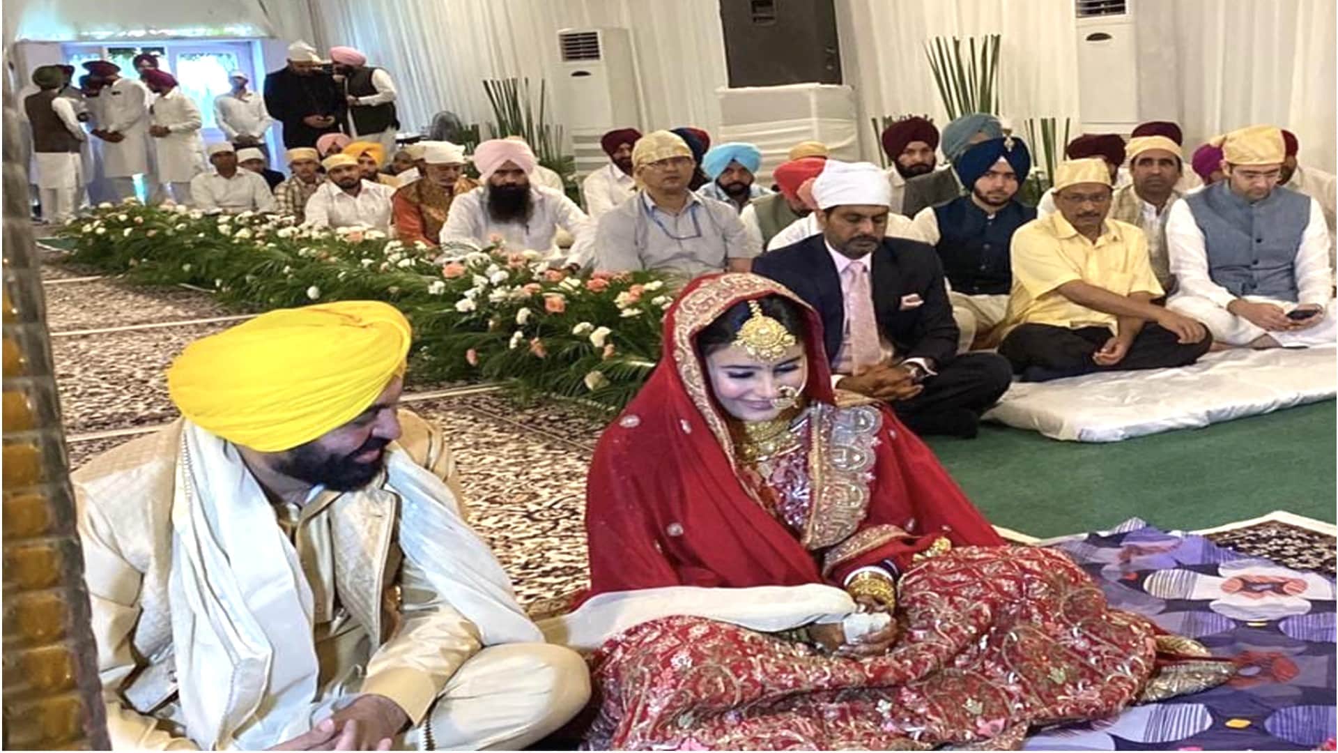 Celebration at Native village on wedding of CM Bhagwat Mann