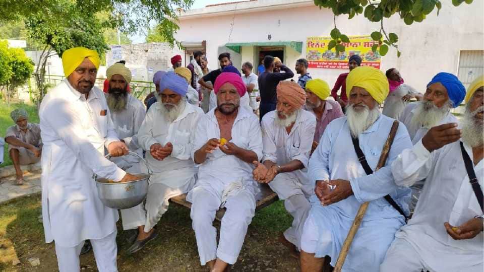 Celebration at Native village on wedding of CM Bhagwat Mann