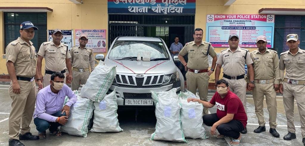 two arrested with 42 carton liquor