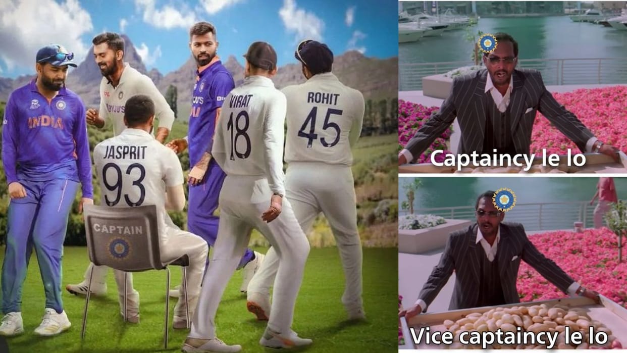 Many Memes Viral on Social Media Over Split Captaincy of Team India See in Photos