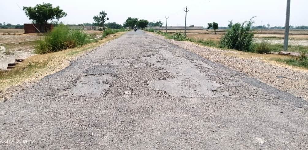 Devotees of the innocent will pass through the road filled with ballast