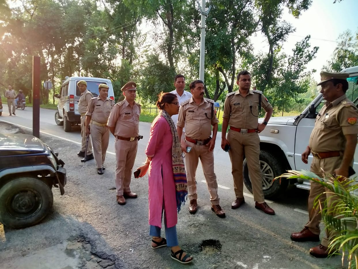 SSP inspected the Kanwar Yatra route