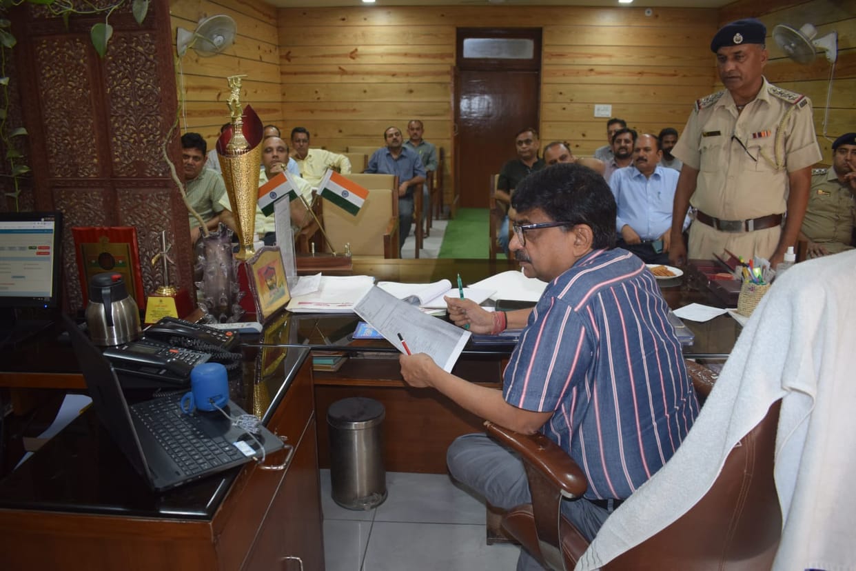 Deputy Commissioner reviews disaster management
