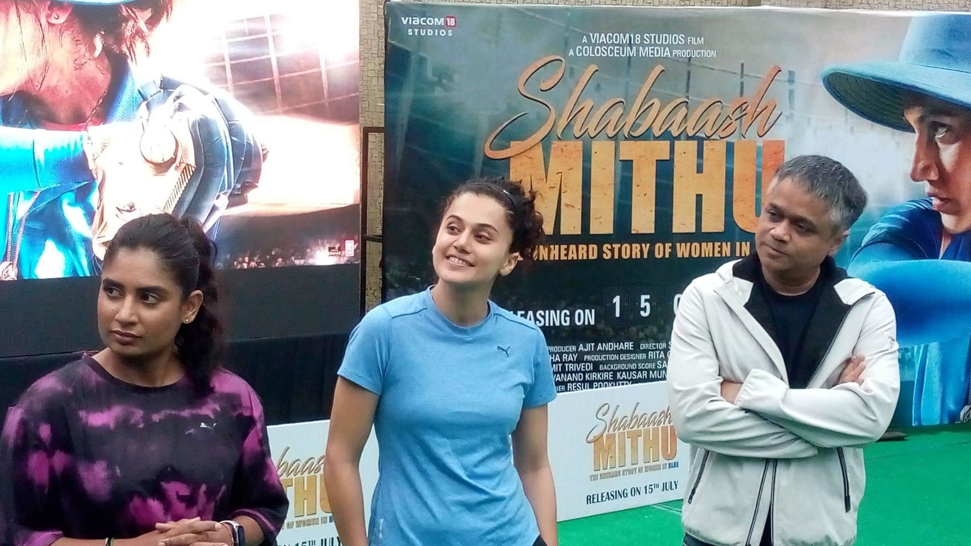 Taapsee Pannu said she cannot play again the role of Mithali Raj, on the promotion of Shabaash Mithu
