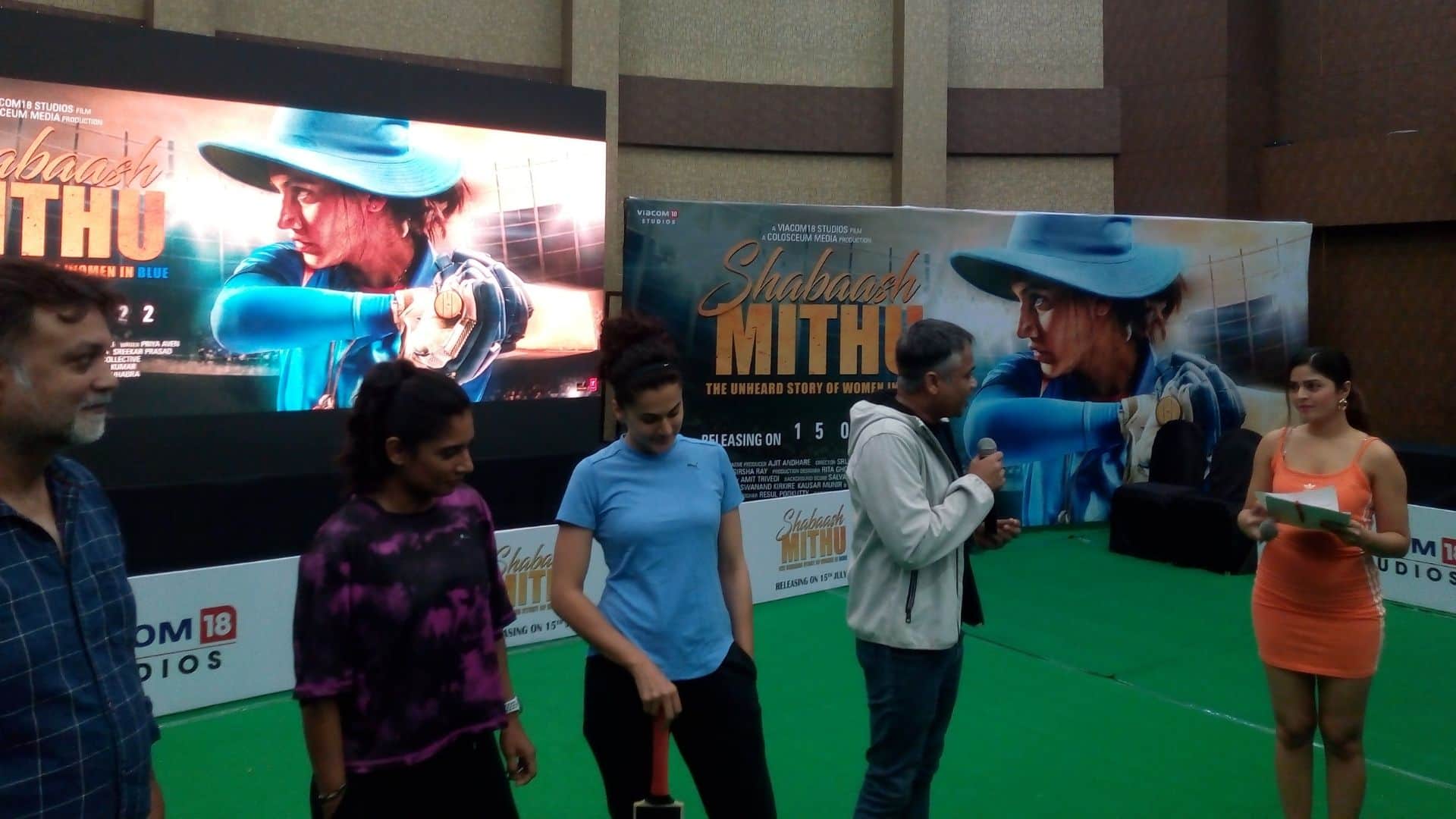 Taapsee Pannu said she cannot play again the role of Mithali Raj, on the promotion of Shabaash Mithu