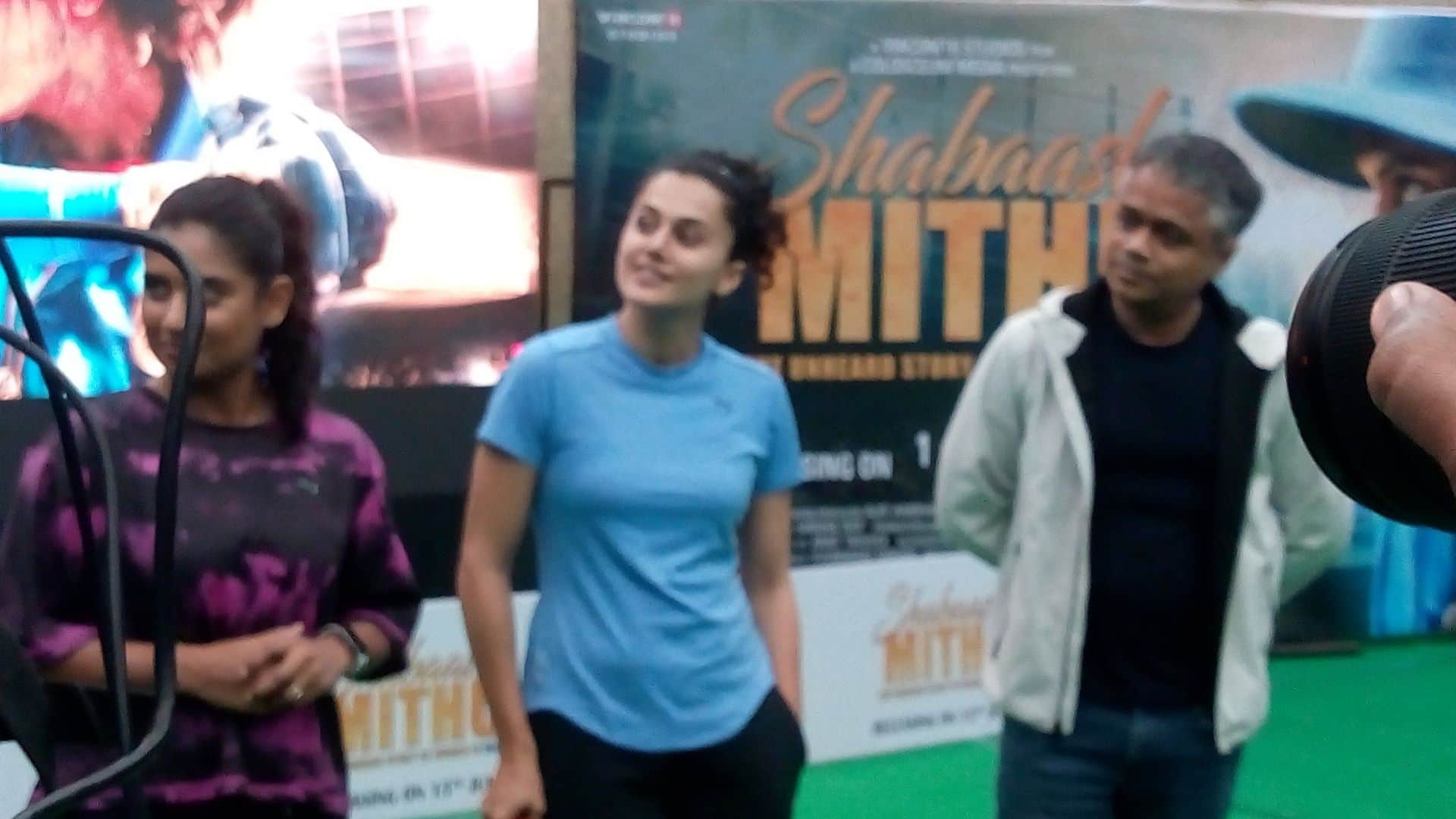Taapsee Pannu said she cannot play again the role of Mithali Raj, on the promotion of Shabaash Mithu