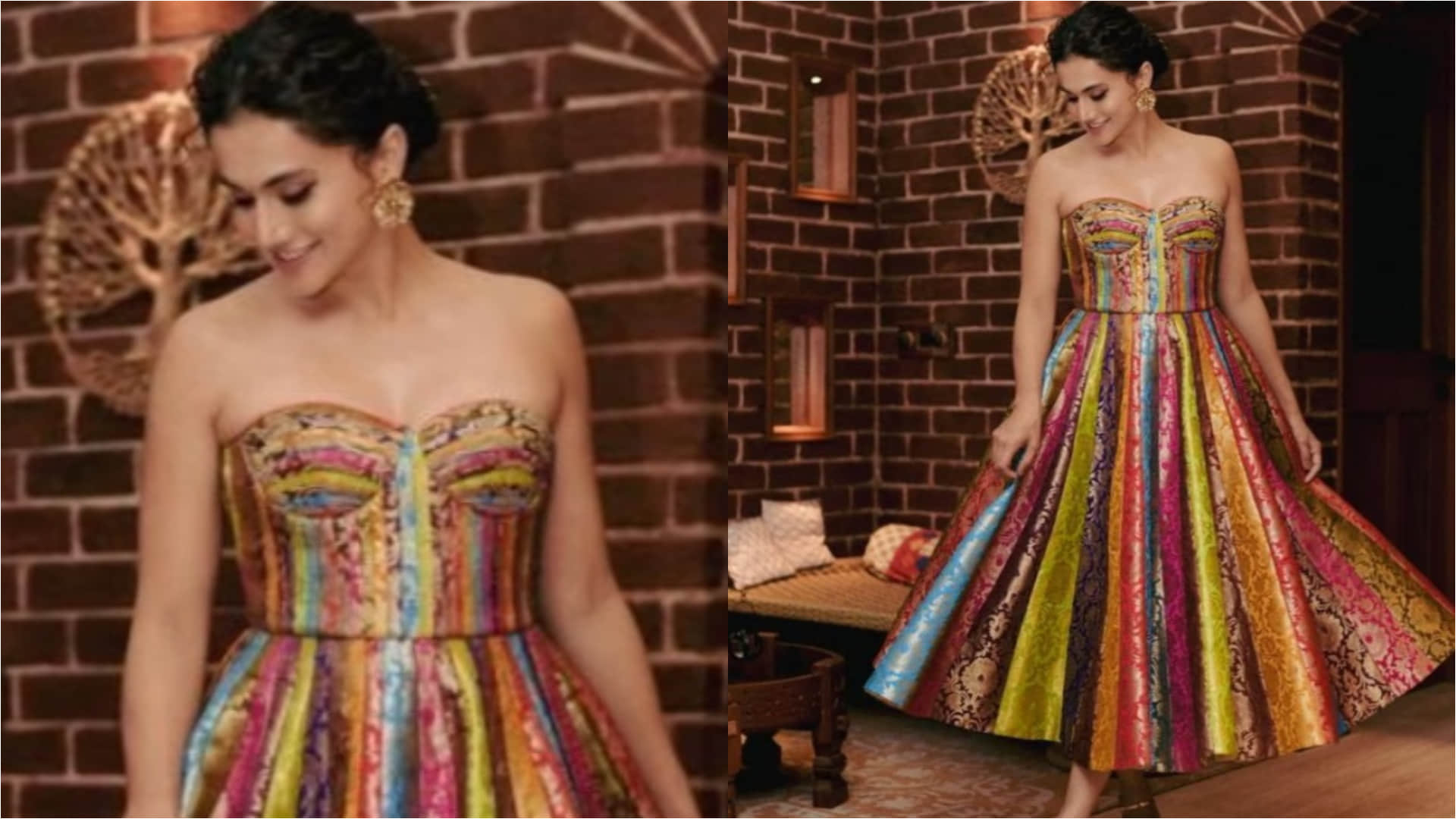 Today’s Fashion Tips Try These Brocade Fabric Lehenga And Gown To Look Beautiful See Images Photos